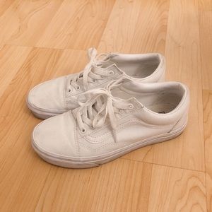 Vans white old skool sneakers